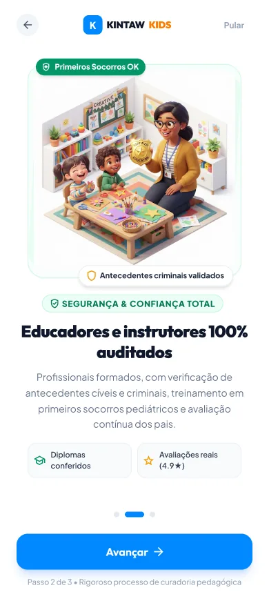 Onboarding: educadores e instrutores auditados